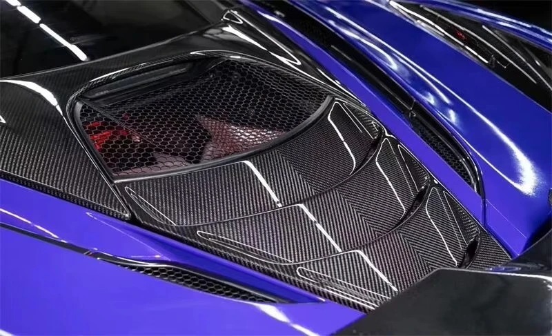 Suitable for  720S Hardtop Dry Carbon Fiber Rear Engine Hood Oem Style Accessories Forged Carbon Rear Trunk Lid